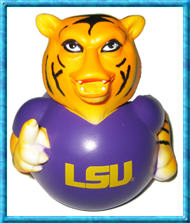 LSU Mike College Mascot Rubber Ducks