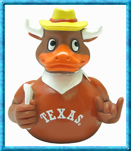 The University of Texas Bevo College Mascot Rubber Ducks