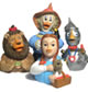 Wizard of Oz collectibles - Gift Pack with dorothy, the tin man, cowardly lion and scarecrow
