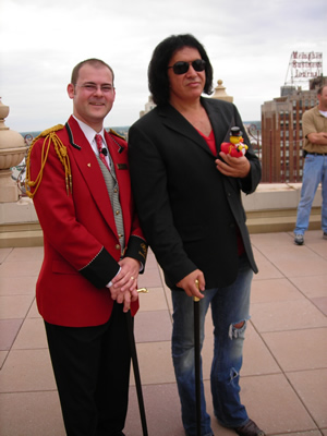 Gene Simmons and his CelebriDuck - Custom Rubber Duck Collectible